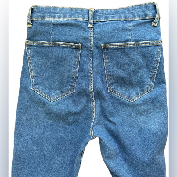 Zara blue skinny jeans stretchy size USA 4 EUR 36 - Picture 4 of 6
